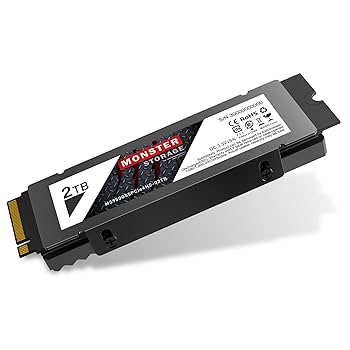 Amazon | Monster Storage NVMe 2TB SSD PCIe Gen 4×4 最大読込